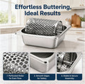 Stainless Steel Bread Bun Butter Roller for Griddle