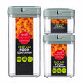 Set of 3 - Fliplock Food Storage Containers