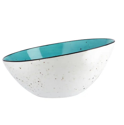 Aqua Mist Speckled Ceramic Bowl