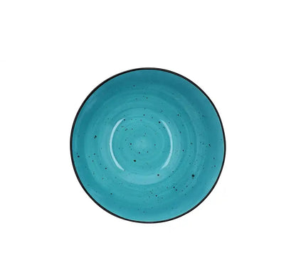 Aqua Mist Speckled Ceramic Bowl