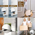 4 Piece Rubber Door Stopper Wedge Set