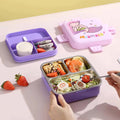 Mermaid Themed 3 Compartment Stainless Steel Bento Box