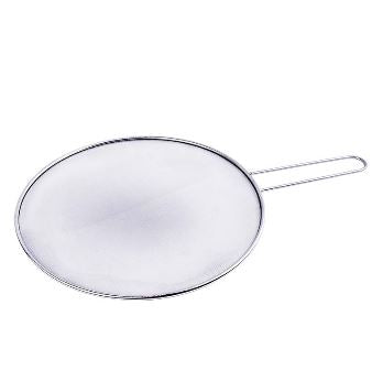 Stainless Steel Fine Mesh Splatter Screen With Handle