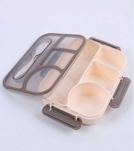 Kids Bento Lunch Box with Fork – Leakproof & Safe - Techmanistan in Pakistan