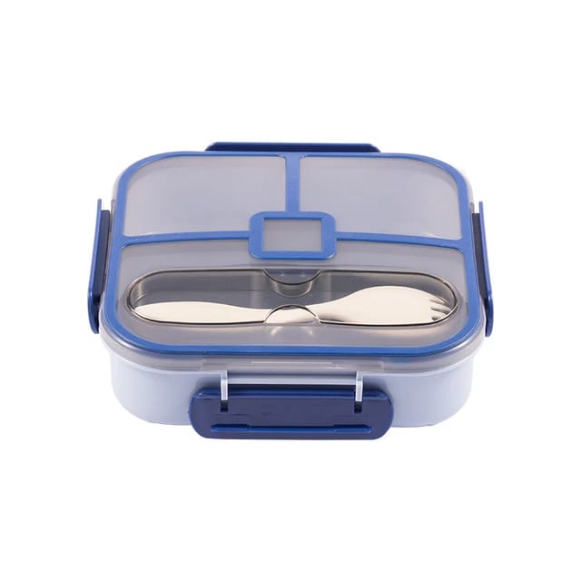 Kids Bento Lunch Box with Fork – Leakproof & Safe - Techmanistan in Pakistan