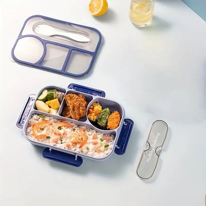 Kids Bento Lunch Box with Fork – Leakproof & Safe - Techmanistan in Pakistan
