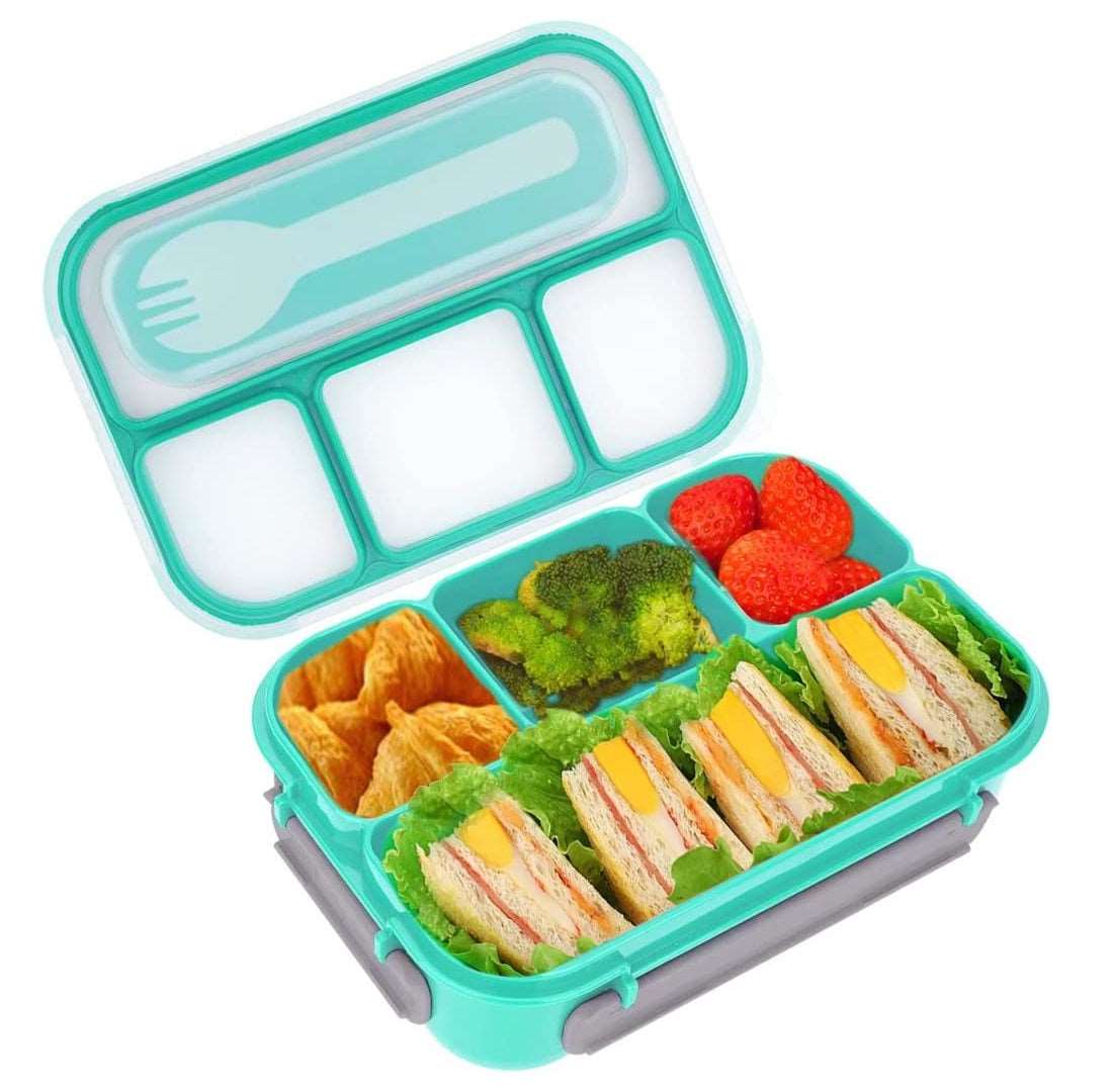 Kids Bento Lunch Box with Fork – Leakproof & Safe - Techmanistan in Pakistan