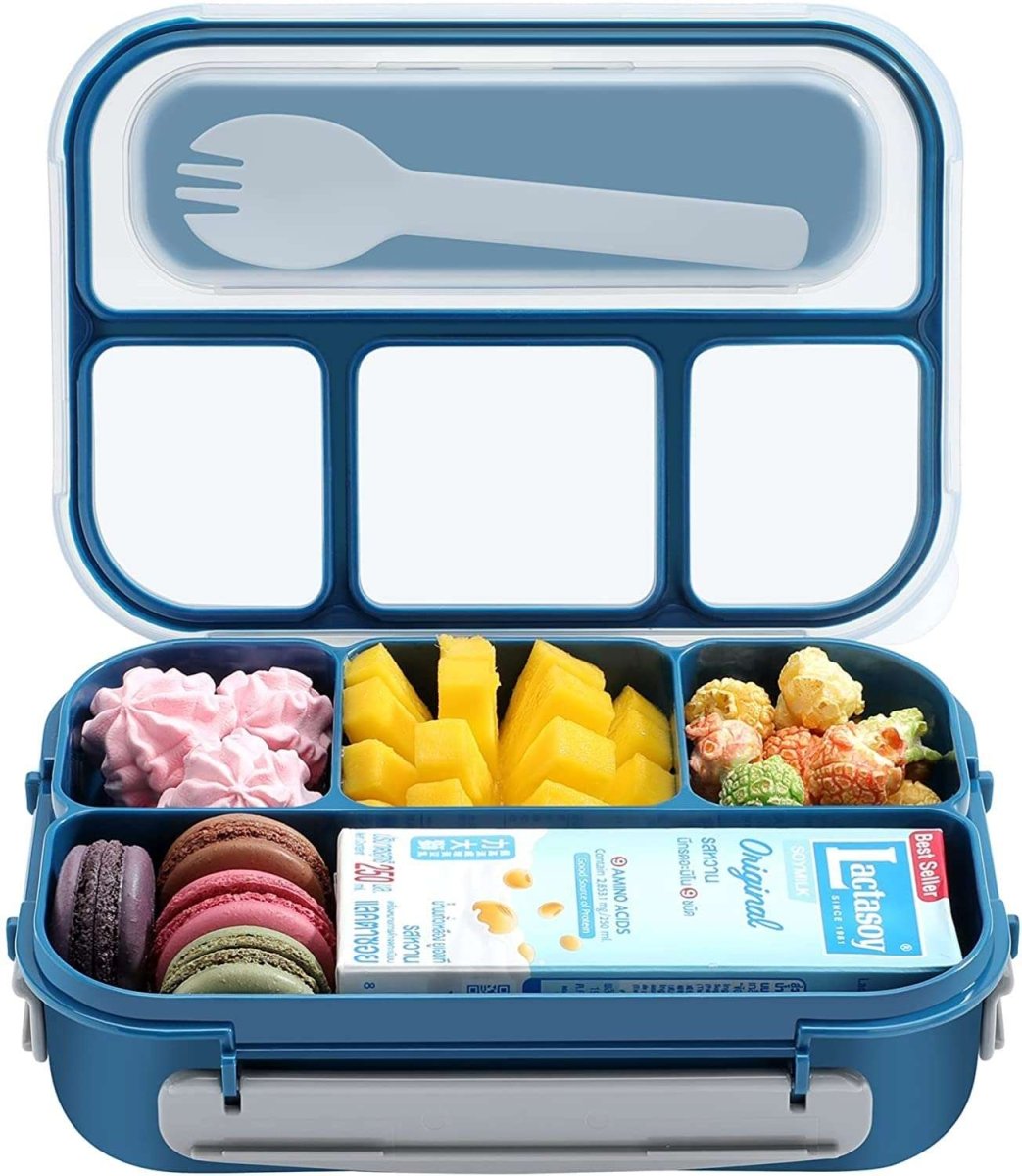 Kids Bento Lunch Box with Fork – Leakproof & Safe - Techmanistan in Pakistan
