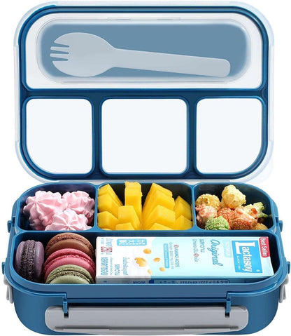 Kids Bento Lunch Box with Fork – Leakproof & Safe - Techmanistan in Pakistan