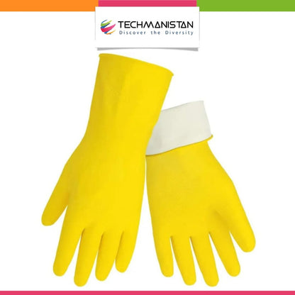 Kitchen Dish Washing Gloves - Techmanistan in Pakistan