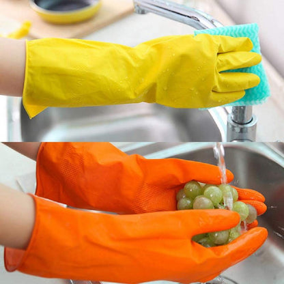 Kitchen Dish Washing Gloves - Techmanistan in Pakistan