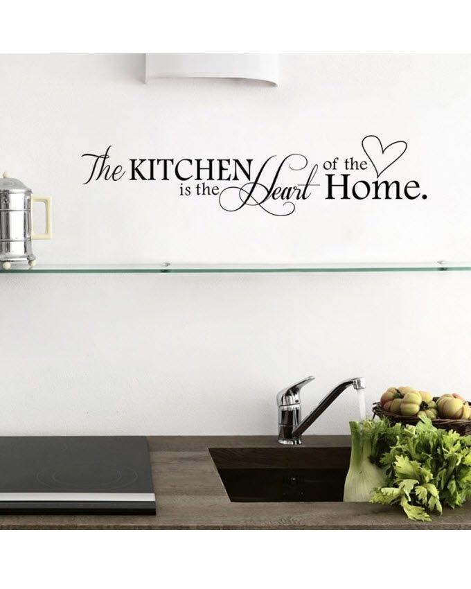 Kitchen Wall Decal - Black - Techmanistan in Pakistan