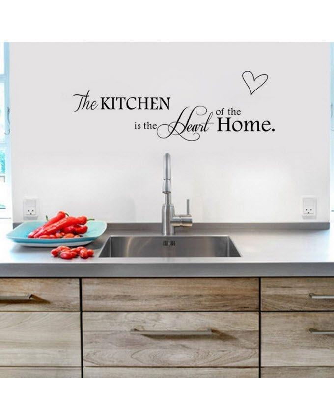 Kitchen Wall Decal - Black - Techmanistan in Pakistan