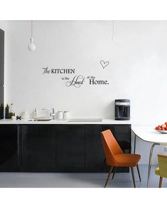 Kitchen Wall Decal - Black - Techmanistan in Pakistan