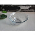 Set of 6 Diamond Fruit Bowls Clear Glass Dessert Bowl