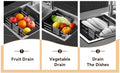 Retractable Stainless Steel Dish Drainer – Adjustable Over Sink Drying Rack