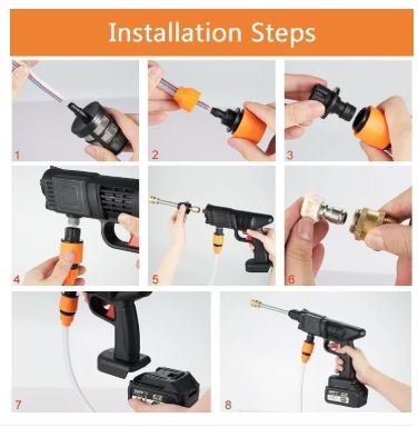 Cordless Electric Pressure Washer in Pakistan | Portable High-Pressure Car Washer Machine
