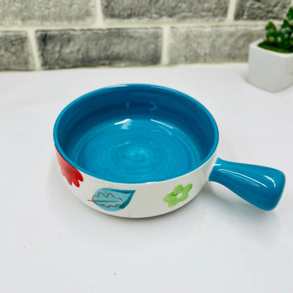 Korean Bowl Cute Ceramic Bowl With Handle - Techmanistan in Pakistan