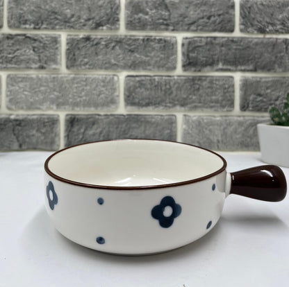 Korean Bowl Cute Ceramic Bowl With Handle - Techmanistan in Pakistan
