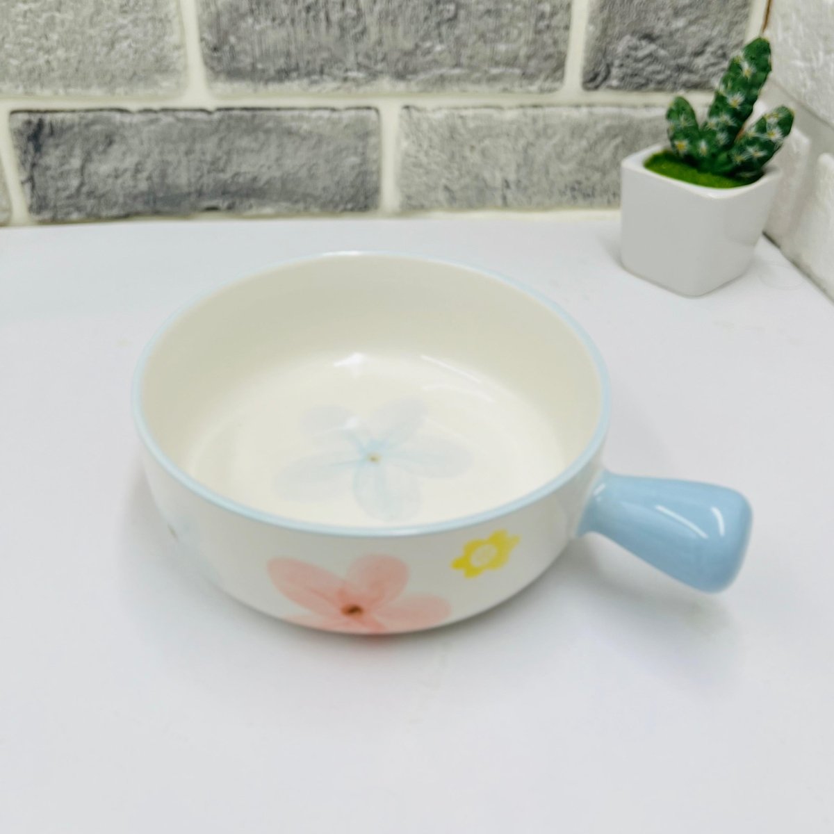 Korean Bowl Cute Ceramic Bowl With Handle - Techmanistan in Pakistan