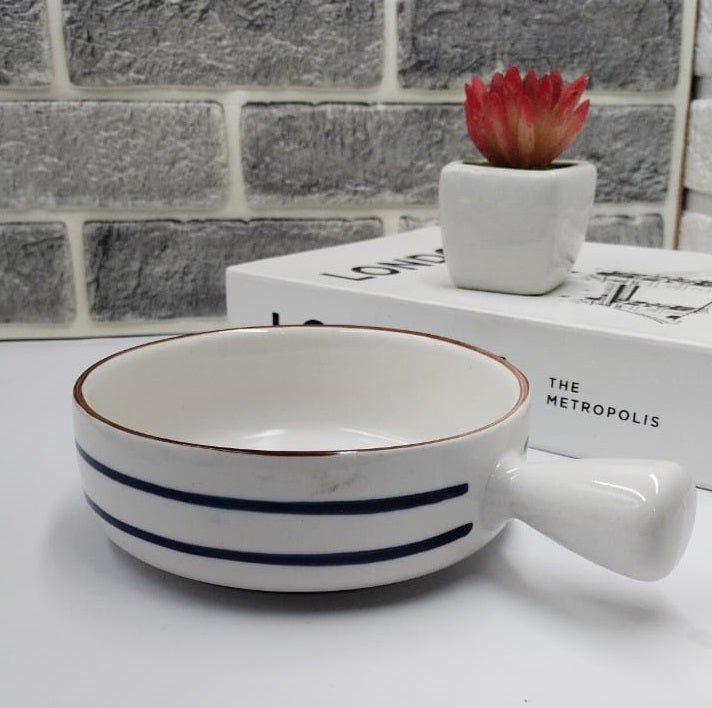 Korean Bowl Cute Ceramic Bowl With Handle - Techmanistan in Pakistan