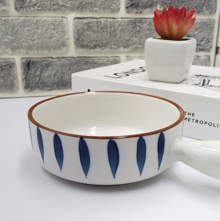 Korean Bowl Cute Ceramic Bowl With Handle - Techmanistan in Pakistan