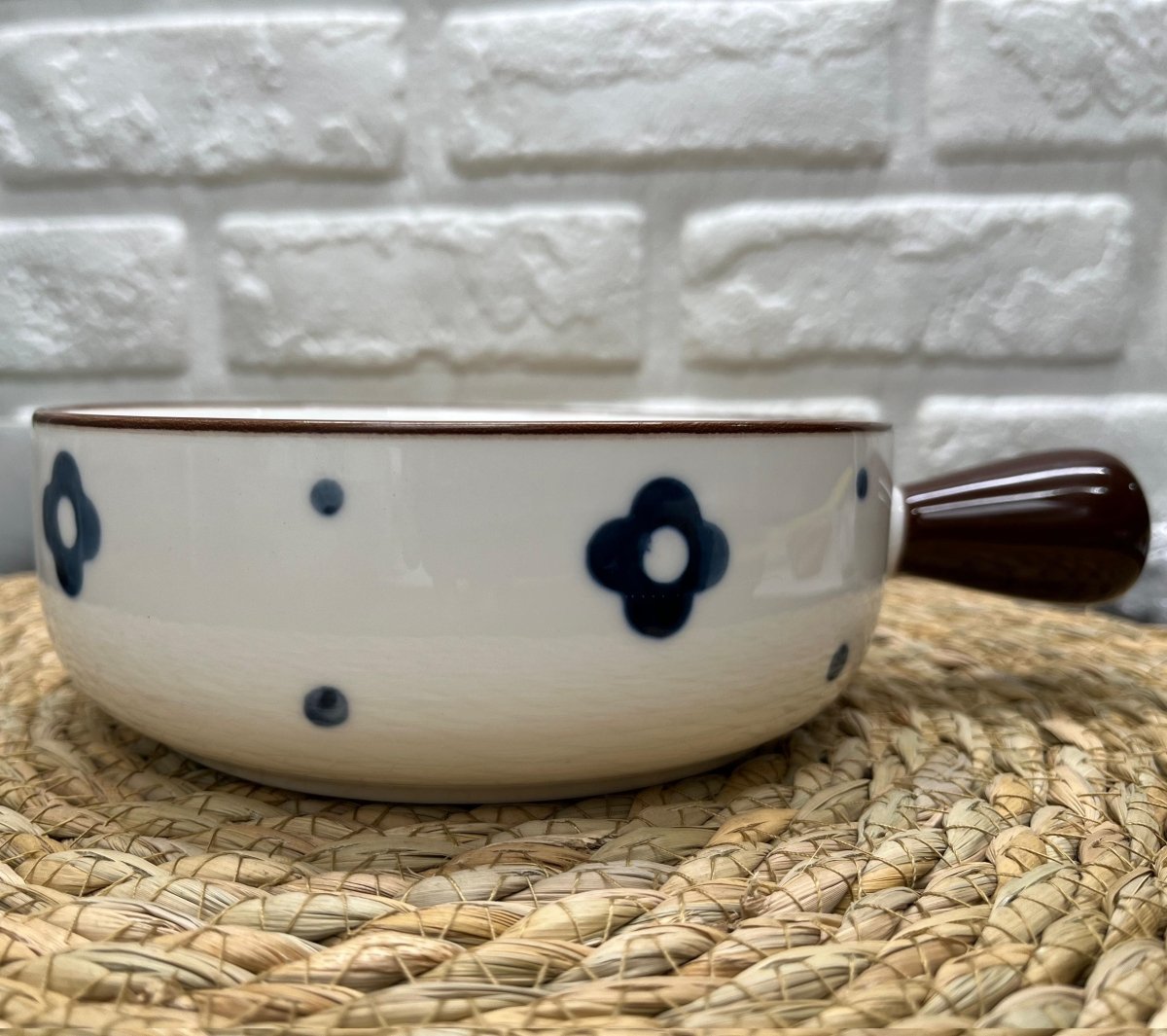 Korean Bowl Cute Ceramic Bowl With Handle - Techmanistan in Pakistan