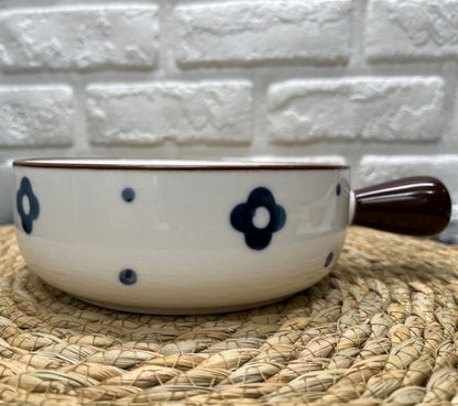 Korean Bowl Cute Ceramic Bowl With Handle - Techmanistan in Pakistan