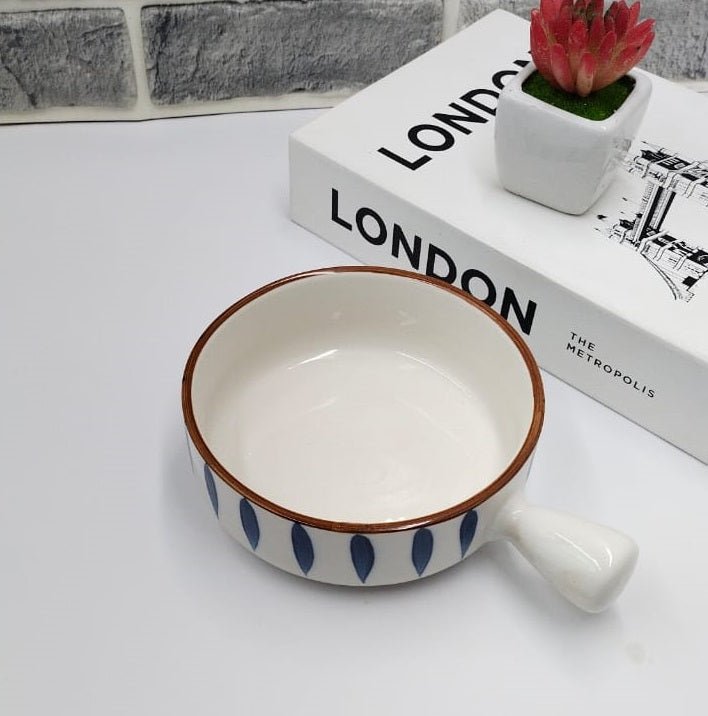 Korean Bowl Cute Ceramic Bowl With Handle - Techmanistan in Pakistan