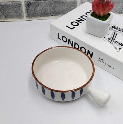 Korean Bowl Cute Ceramic Bowl With Handle - Techmanistan in Pakistan