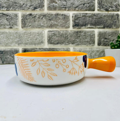 Korean Bowl Cute Ceramic Bowl With Handle - Techmanistan in Pakistan