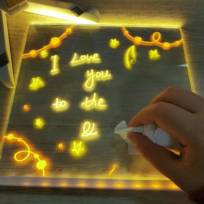 LED Acrylic Message Marker Board with Light - Techmanistan in Pakistan