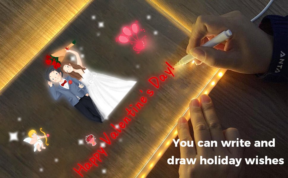 LED Acrylic Message Marker Board with Light - Techmanistan in Pakistan