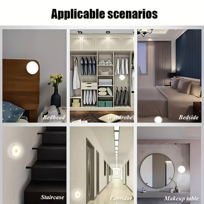 USB Rechargeable LED Motion Sensor Wall Light