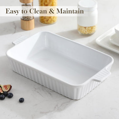 Long Ceramic Serving Tray with Handles - Techmanistan in Pakistan
