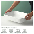 Long Ceramic Serving Tray with Handles - Techmanistan in Pakistan