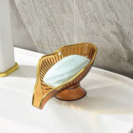 Lotus Leaf Self Draining Luxury Soap Holder - Techmanistan in Pakistan