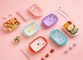 Multipurpose Air Tight Glass Container - Random Colors and Design - 800ml