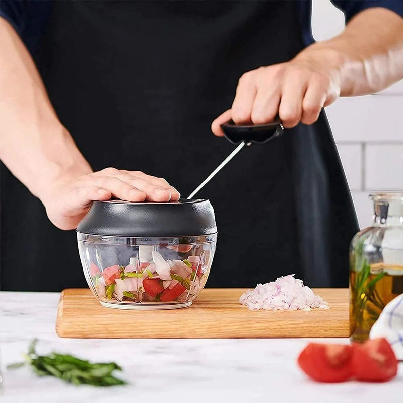 Manual Pull String Food Chopper - Techmanistan in Pakistan