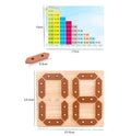Mathematical Addition & Subtraction Learning Board With Cards, Mathematical Blocks & Cards Counting Learning Board, Kids Wooden Puzzle Game Numbers Learning Educational Toys Board Game - Techmanistan in Pakistan