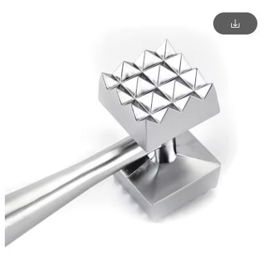 Metal Alloy Double Sided Meat Tenderizer - Techmanistan in Pakistan