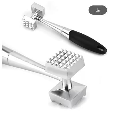 Metal Alloy Double Sided Meat Tenderizer - Techmanistan in Pakistan