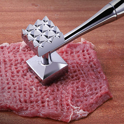 Metal Alloy Double Sided Meat Tenderizer - Techmanistan in Pakistan