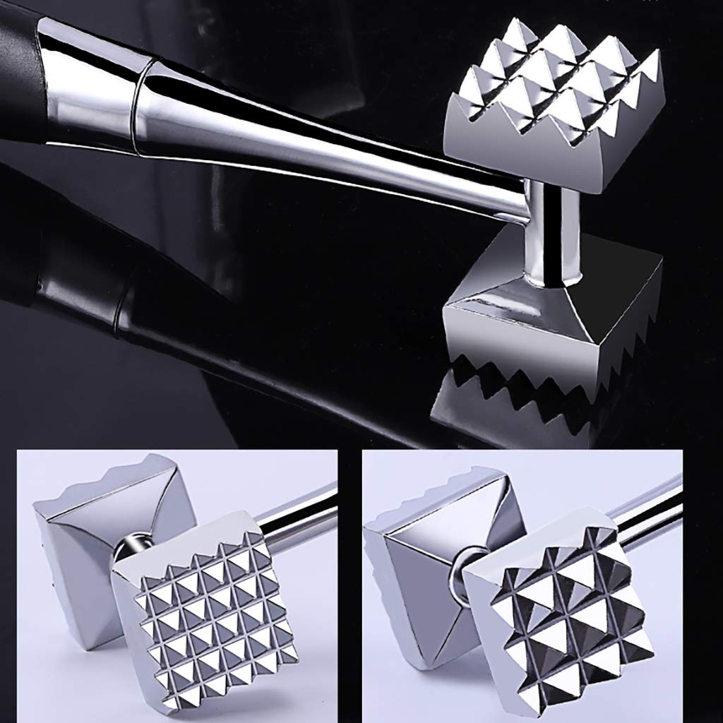Metal Alloy Double Sided Meat Tenderizer - Techmanistan in Pakistan