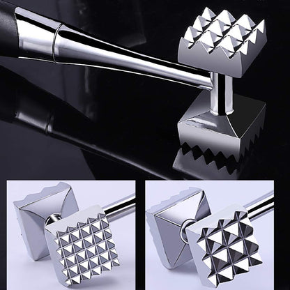 Metal Alloy Double Sided Meat Tenderizer - Techmanistan in Pakistan