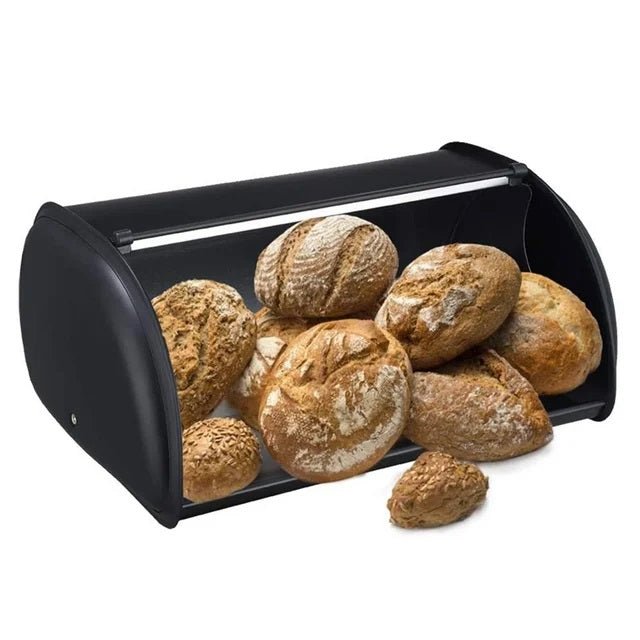 Metal Bread Box with Roll Top - Techmanistan in Pakistan
