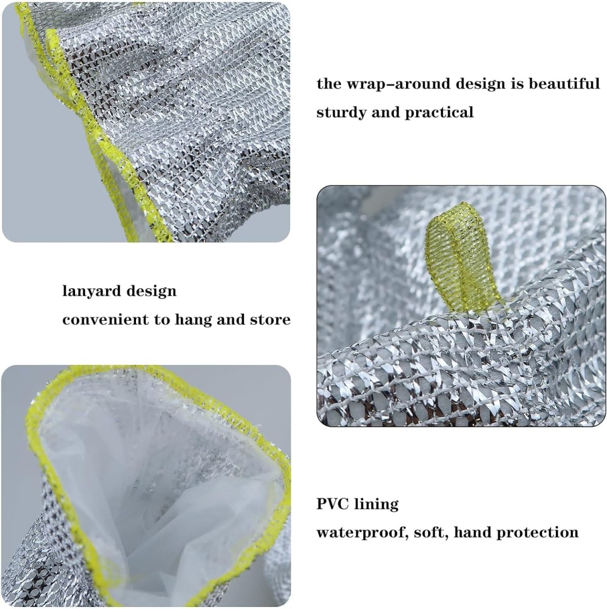 Metal Mesh Dish Cleaning Gloves - Techmanistan in Pakistan