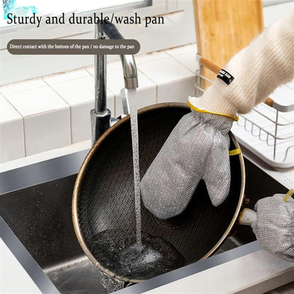 Metal Mesh Dish Cleaning Gloves - Techmanistan in Pakistan