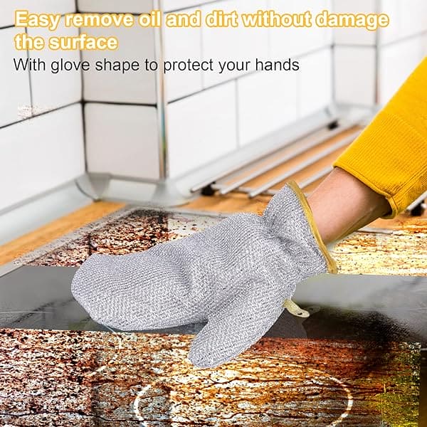 Metal Mesh Dish Cleaning Gloves - Techmanistan in Pakistan