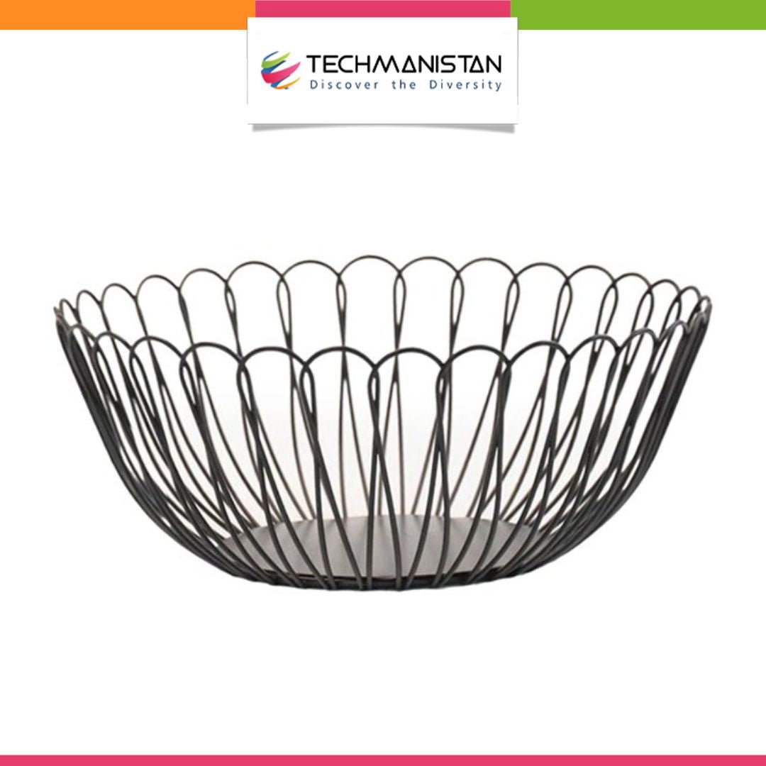 Metal Wire Fruit Basket Holder - Techmanistan in Pakistan